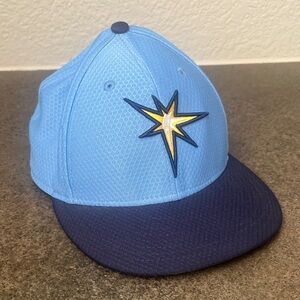 Tampa bay rays fitted 7 1/8 Baseball Cap with Star Logo